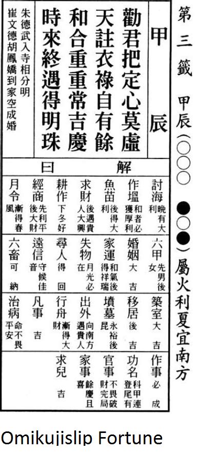 小兒遇三煞|六十甲子籤詩卦象典故引處(第41籤~第60籤)